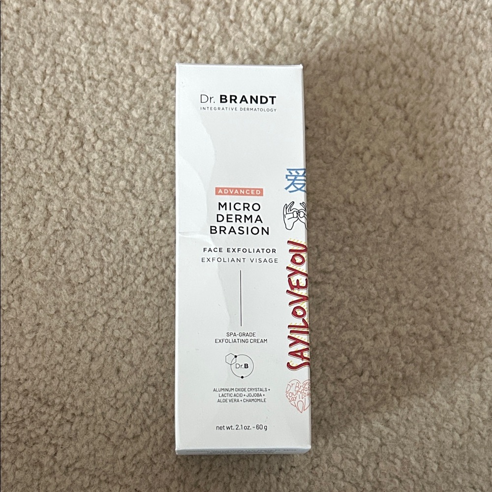 New Dr. Brandt Microdermabrasion Face Exfoliator